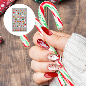Weihnachtliche Nailart-Sticker