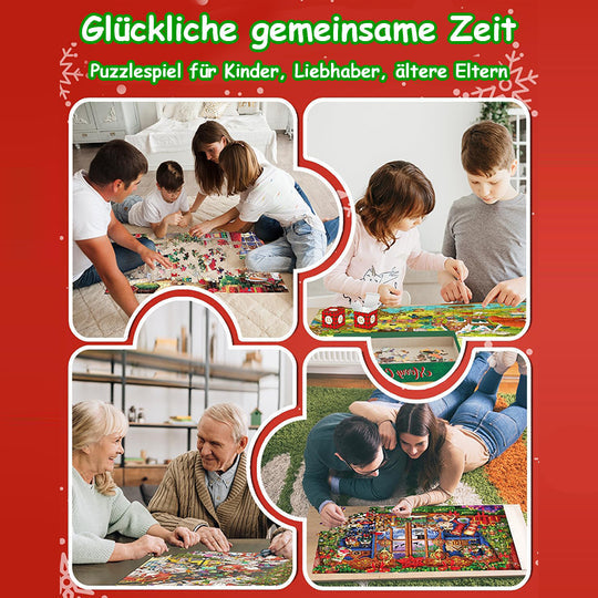 Adventskalender-Weihnachtspuzzles