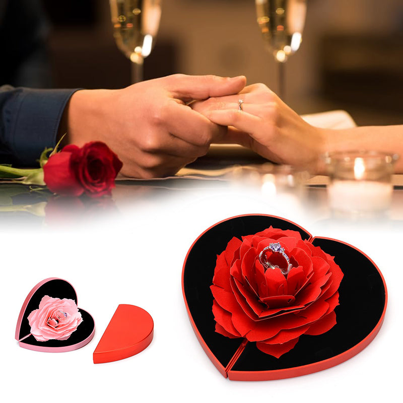 3D Liebeskästchen in Herzform - Perfektes Geschenk zum Valentinstag