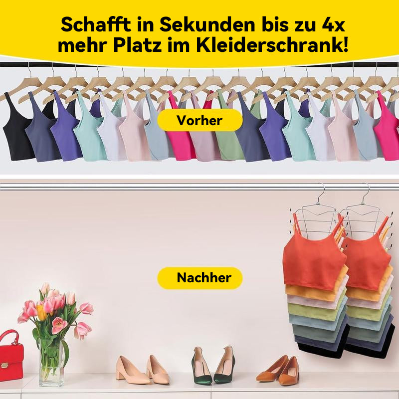 Multifunktionaler drehbarer Kleiderbügel mit 8 Lagen