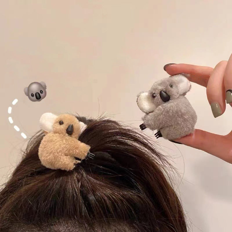 Süße Koala-Haarspangen