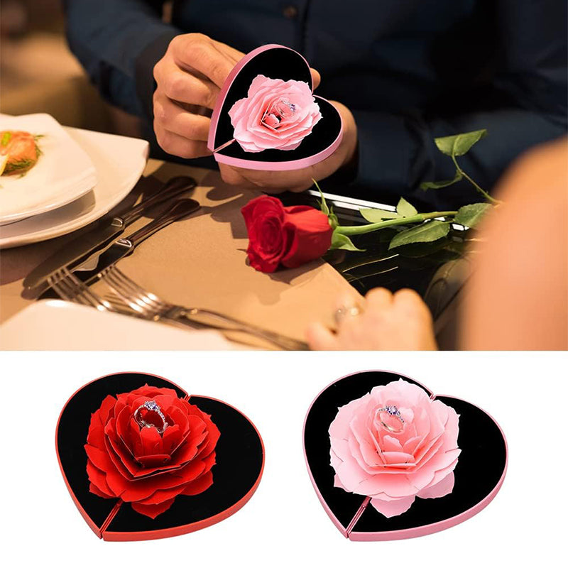 3D Liebeskästchen in Herzform - Perfektes Geschenk zum Valentinstag