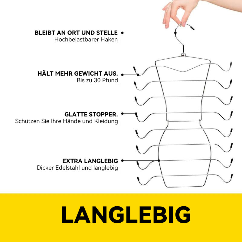 Multifunktionaler drehbarer Kleiderbügel mit 8 Lagen