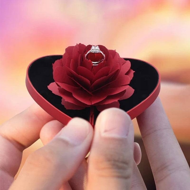 3D Liebeskästchen in Herzform - Perfektes Geschenk zum Valentinstag