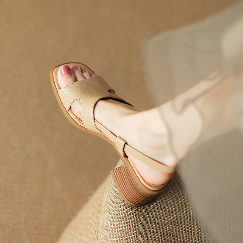Sommer-Sandalen mit offener Zehenpartie für Damen