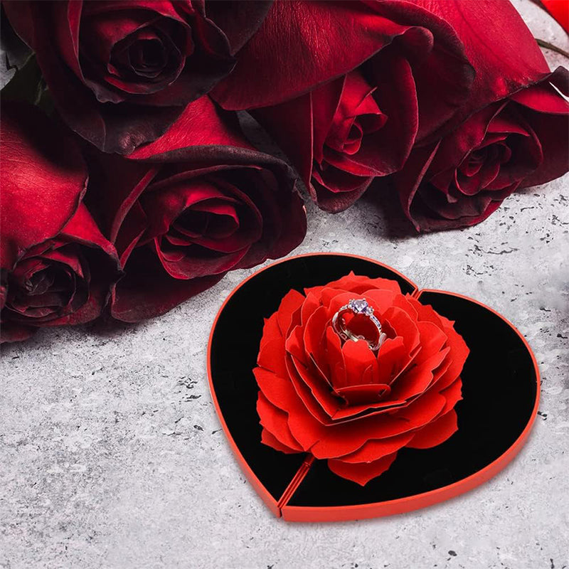 3D Liebeskästchen in Herzform - Perfektes Geschenk zum Valentinstag