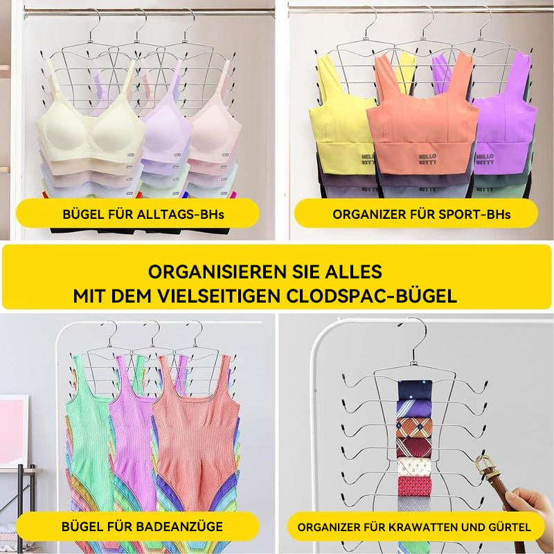 Multifunktionaler drehbarer Kleiderbügel mit 8 Lagen