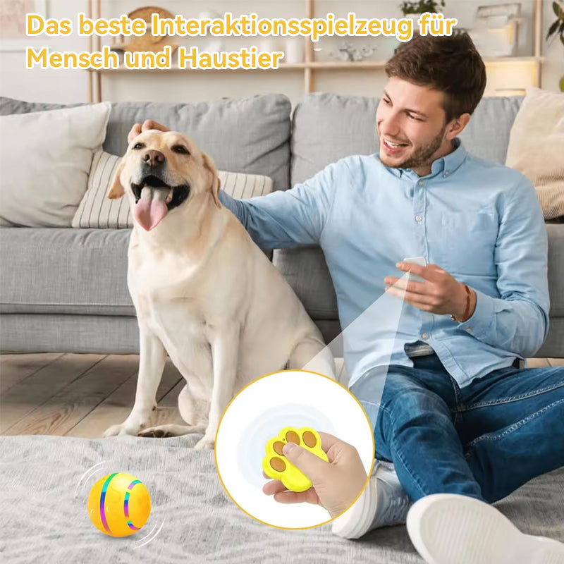 Interaktives, automatisch bewegliches Spielzeug mit LED-Blitzball