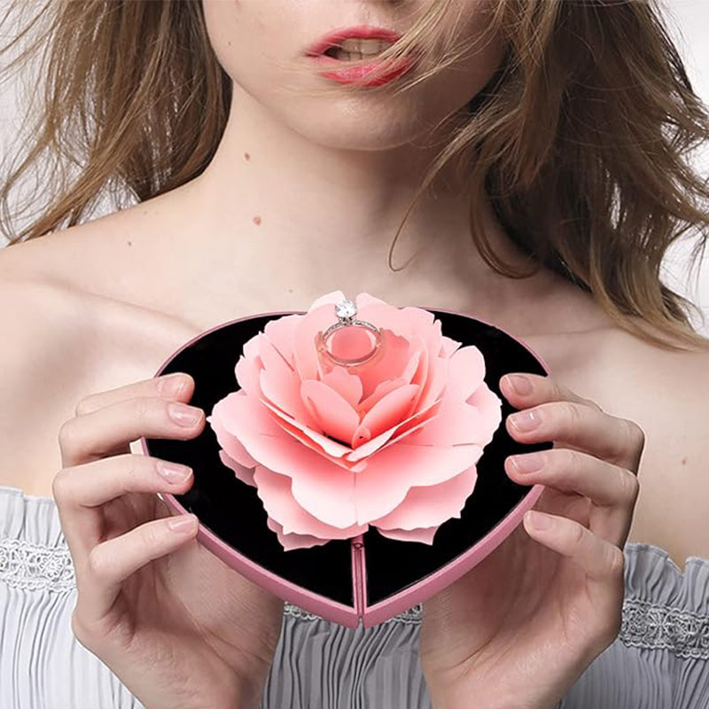 3D Liebeskästchen in Herzform - Perfektes Geschenk zum Valentinstag