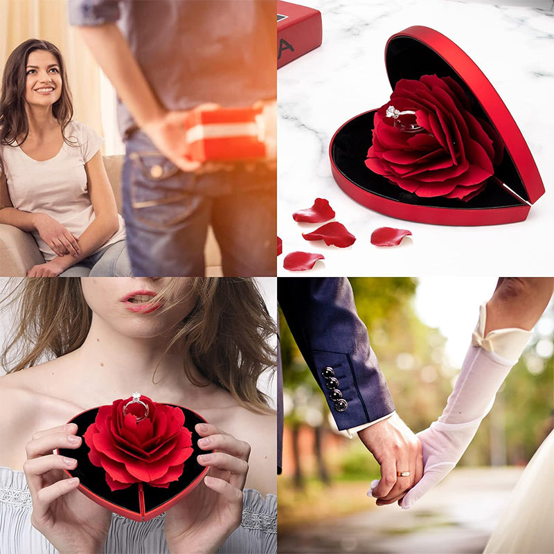 3D Liebeskästchen in Herzform - Perfektes Geschenk zum Valentinstag