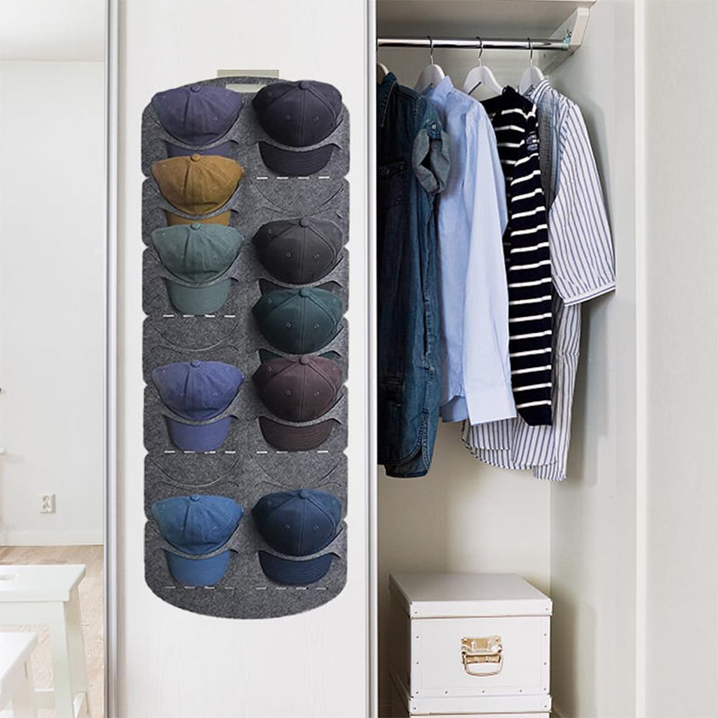 Hængende multi-pocket hat organiseringsholder