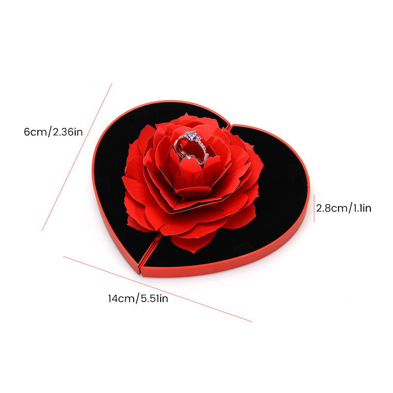 3D Liebeskästchen in Herzform - Perfektes Geschenk zum Valentinstag