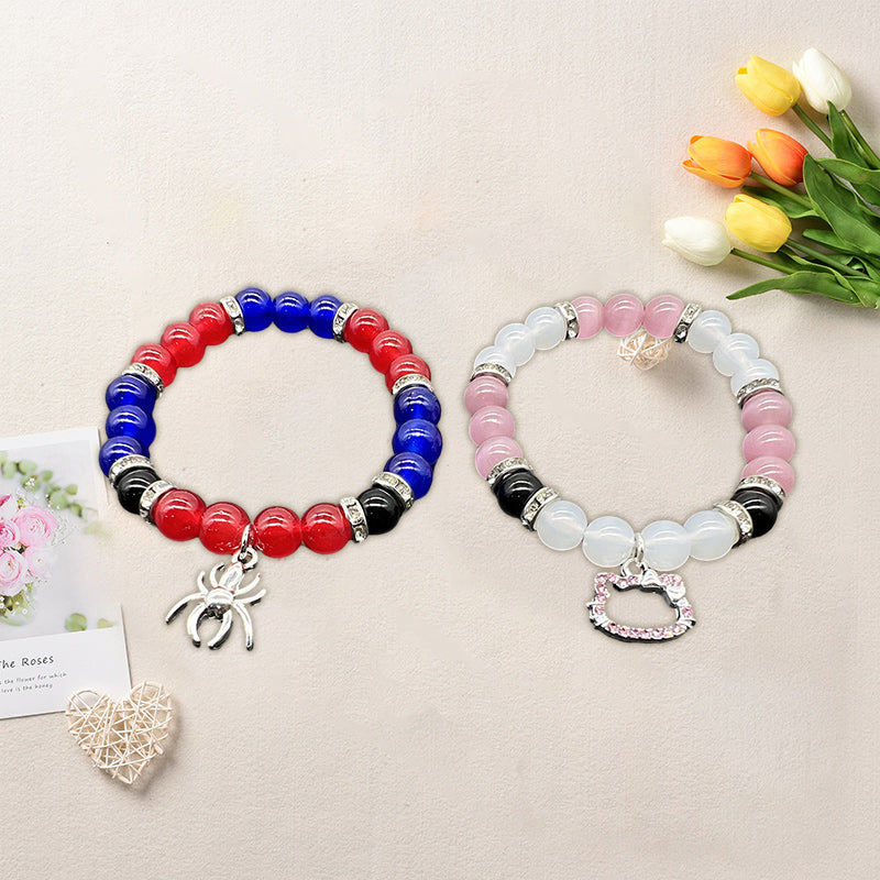 Magnetarmband mit Perlen