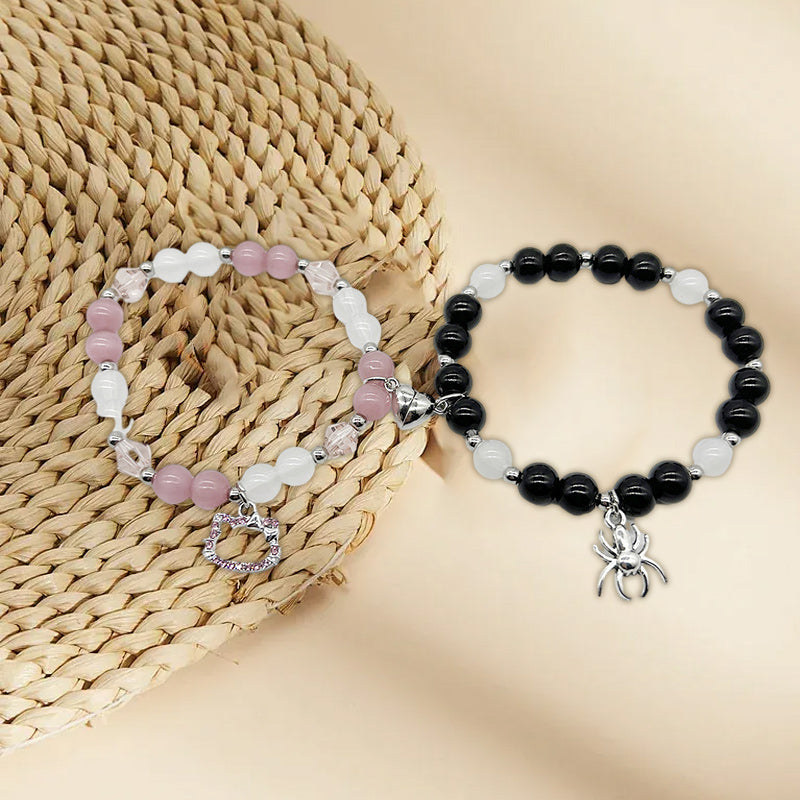 Magnetarmband mit Perlen