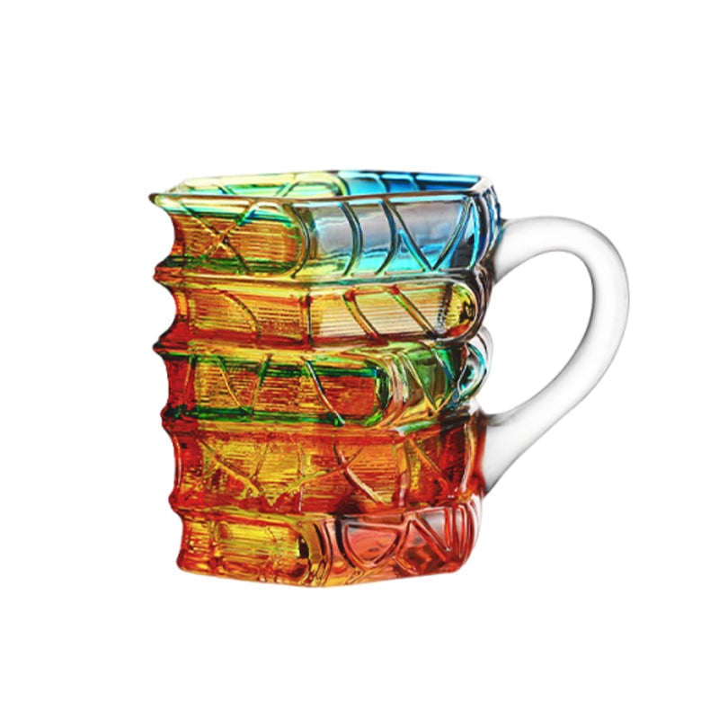 Handbemalte Buch-Kaffeetasse