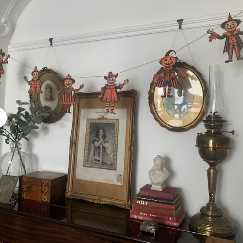 Halloween Vintage Wimpel aus Holz