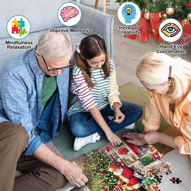Adventskalender-Weihnachtspuzzles