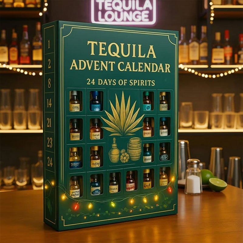 Tequila-Adventskalender-Geschenkbox