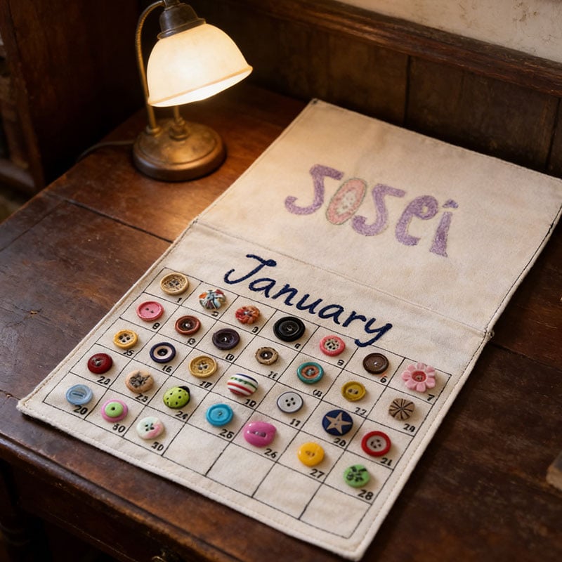 2026 DIY-Knopfkalender-Set