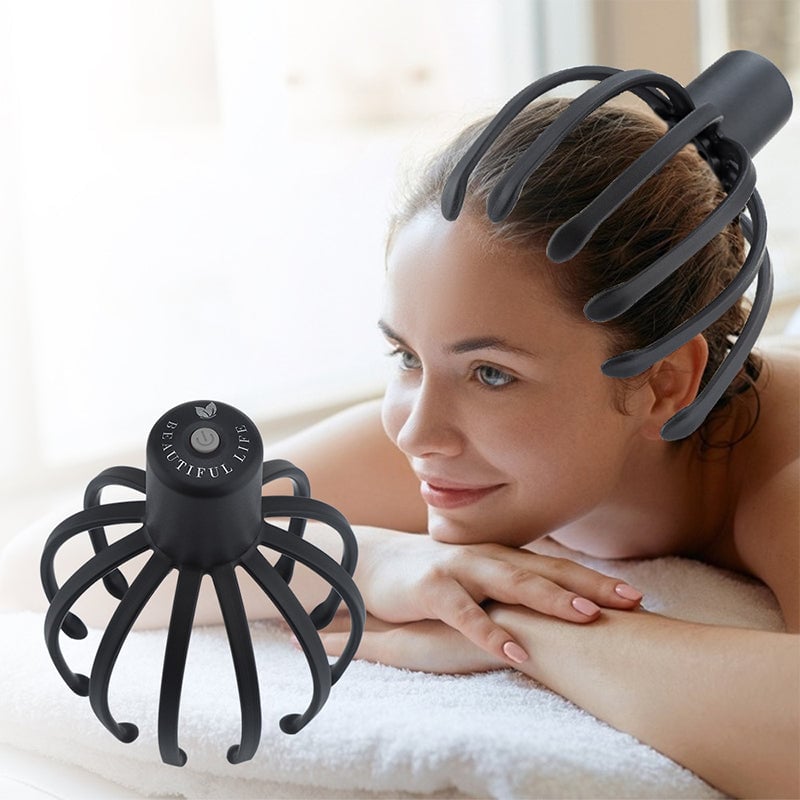 Blæksprutte hovedmassager
