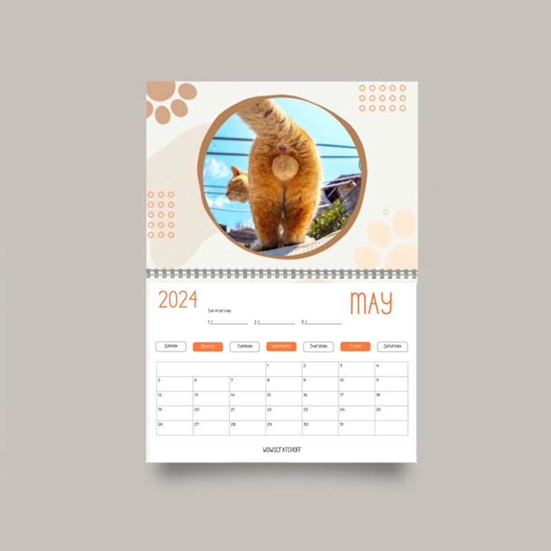 Lustigster Kalender des Jahrhunderts | Lustiger Katzenkalender 2024