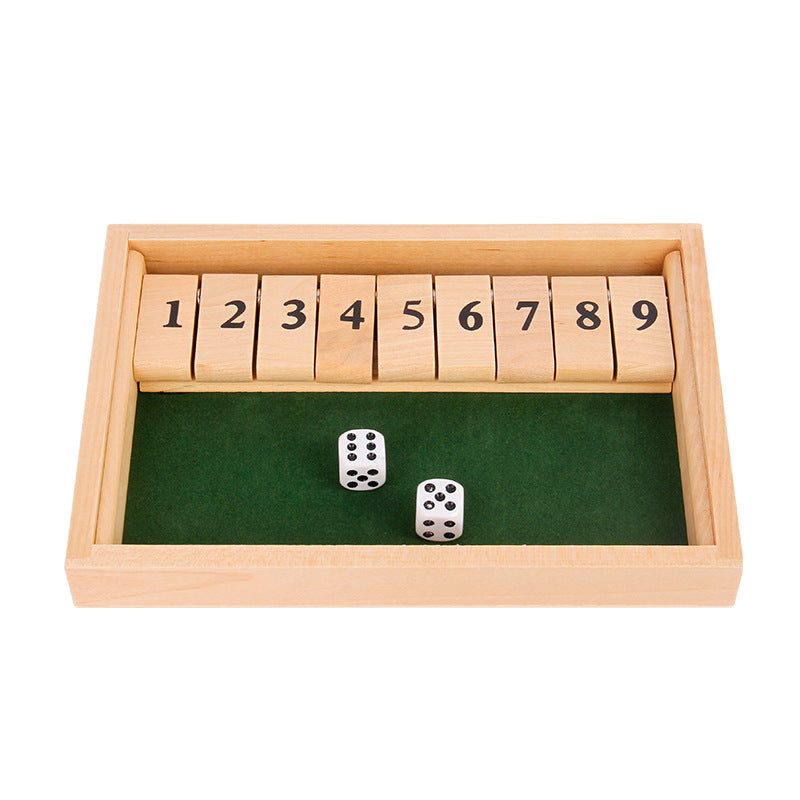 Luk boksen spil - Sjovt bordmatematikspil for voksne og børn