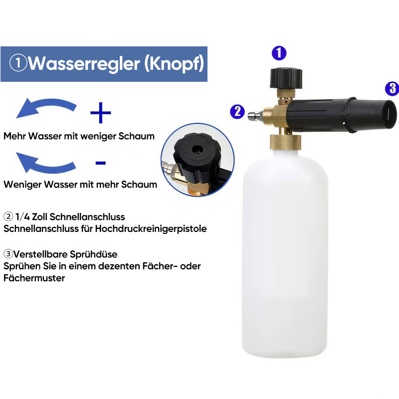 Verbessern Sie Ihr Autowascherlebnis - Doppelanschluss-Schaumkanonen-Zubehör