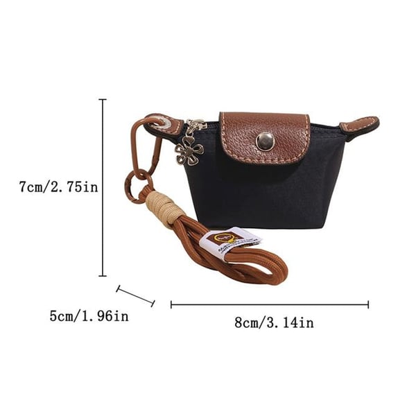 Mini Nylon Dumpling Münzbeutel