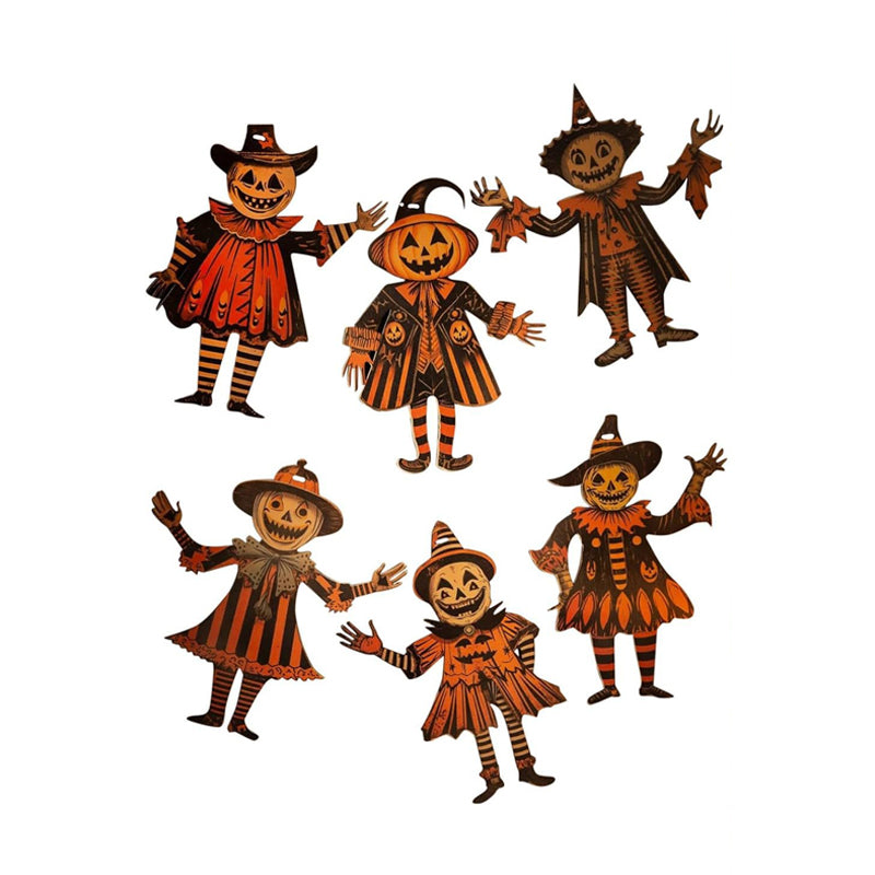 Halloween Vintage Wimpel aus Holz