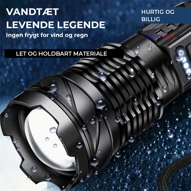 Lang rækkevidde hvid laser Ultra-lys lommelygte