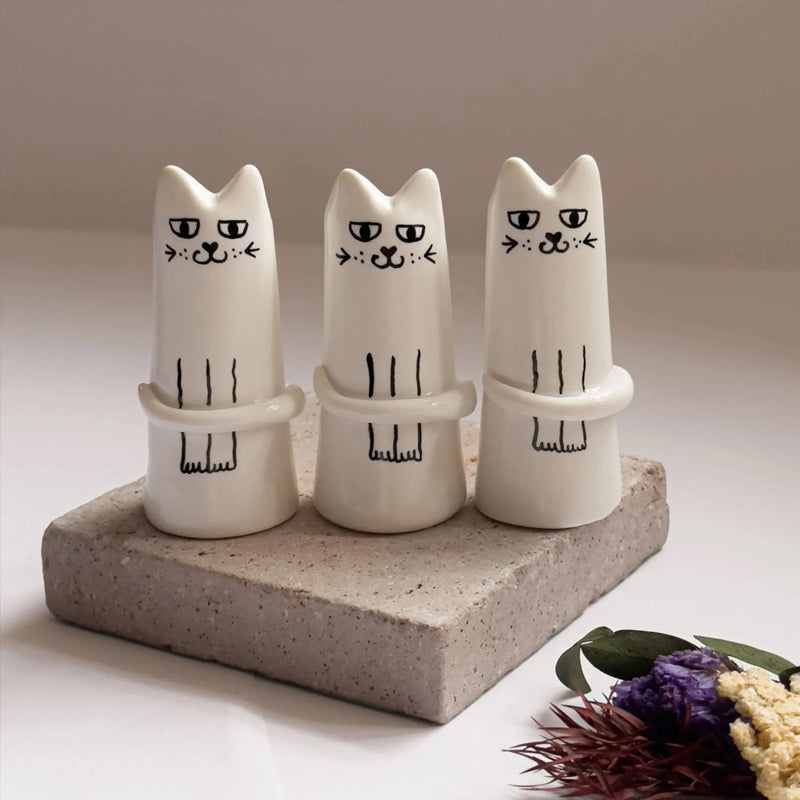 Katze Kleine Vase