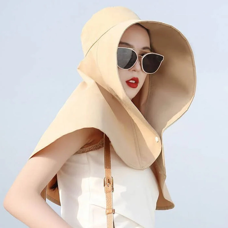 Fashion dame uv beskyttelse bøttehat