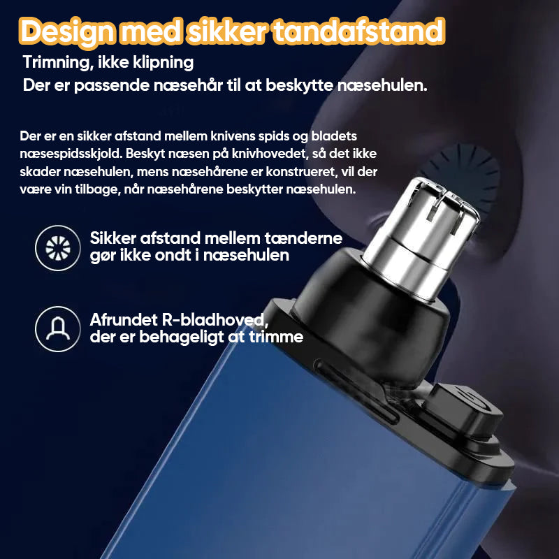 Bærbar næsehårstrimmer