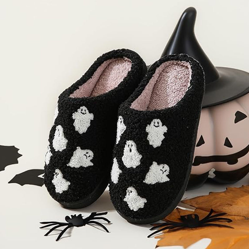 Halloween ghost plys hjemmesko