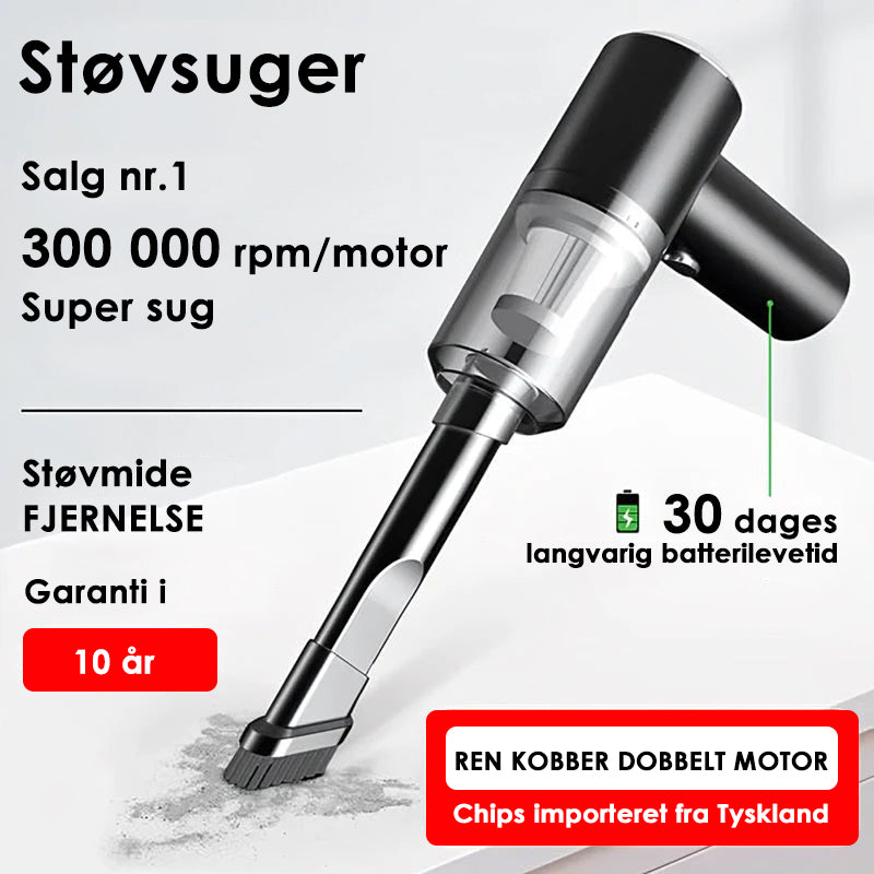 Trådløs håndholdt bilstøvsuger