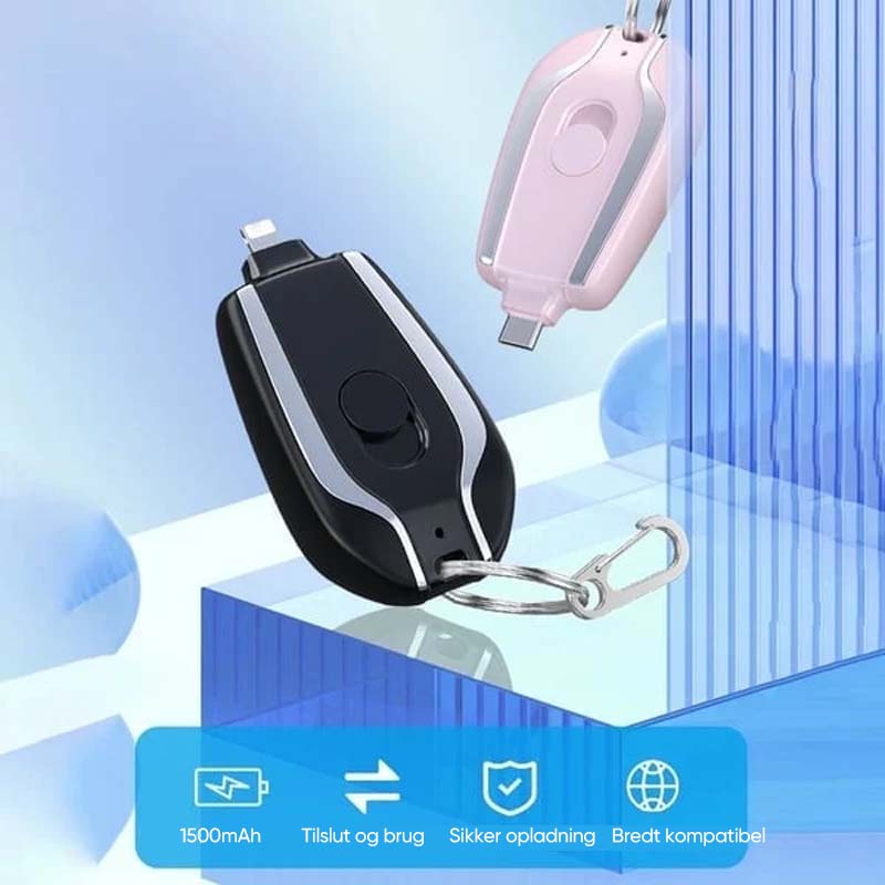 Powerbank til nøglering