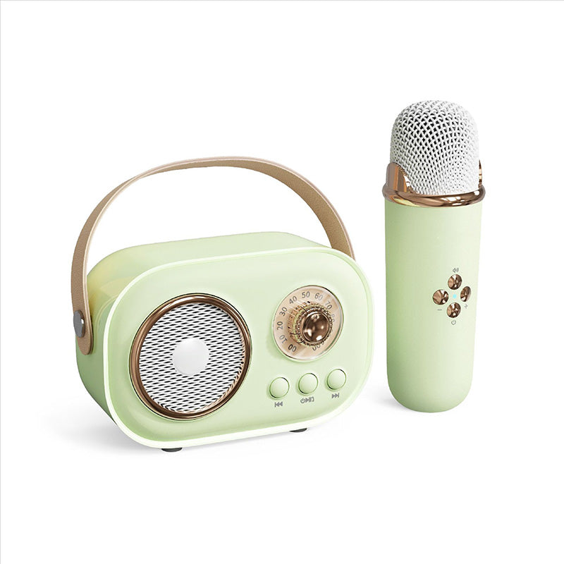 Mini Karaoke-maskine med trådløs mikrofon