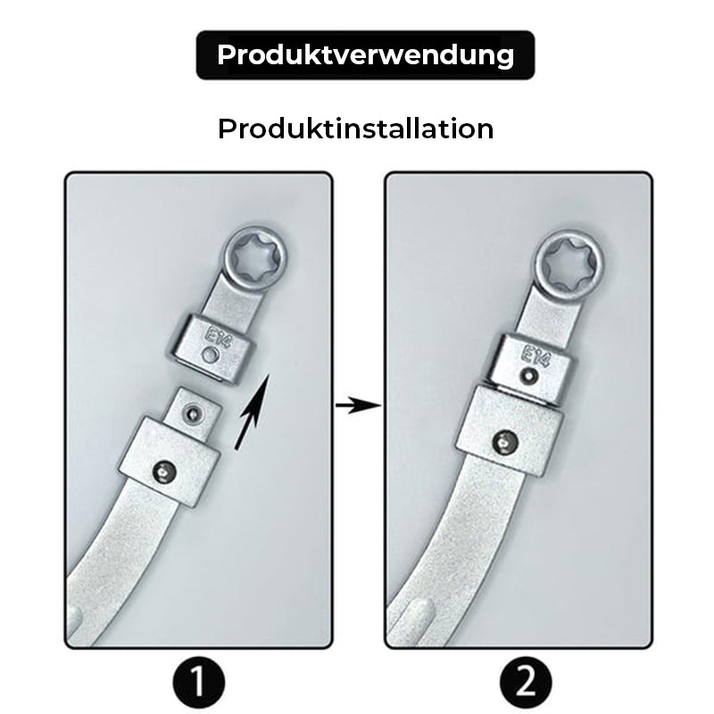 15-teiliger Universal-Werkzeugsatz für Riemenspannrollen