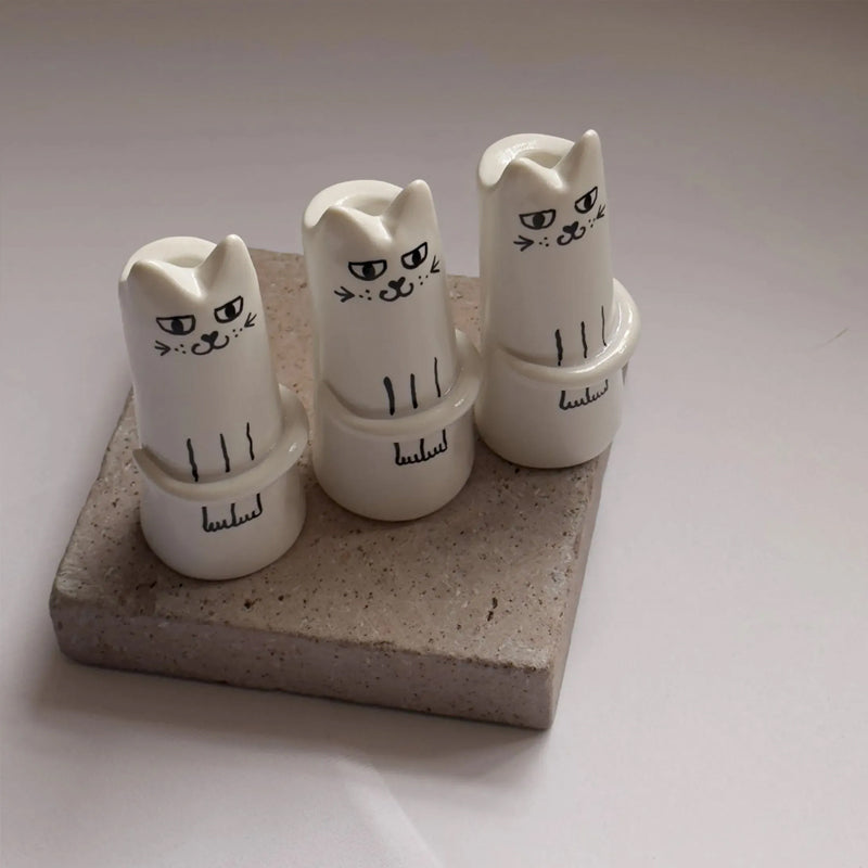 Katze Kleine Vase
