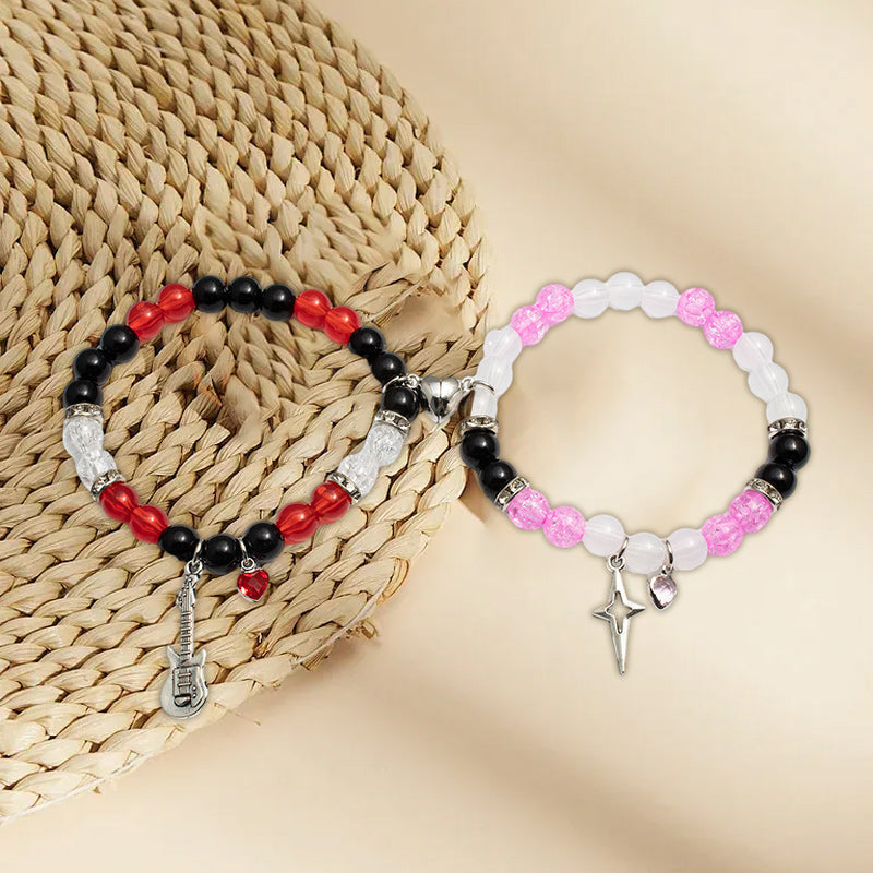 Magnetarmband mit Perlen