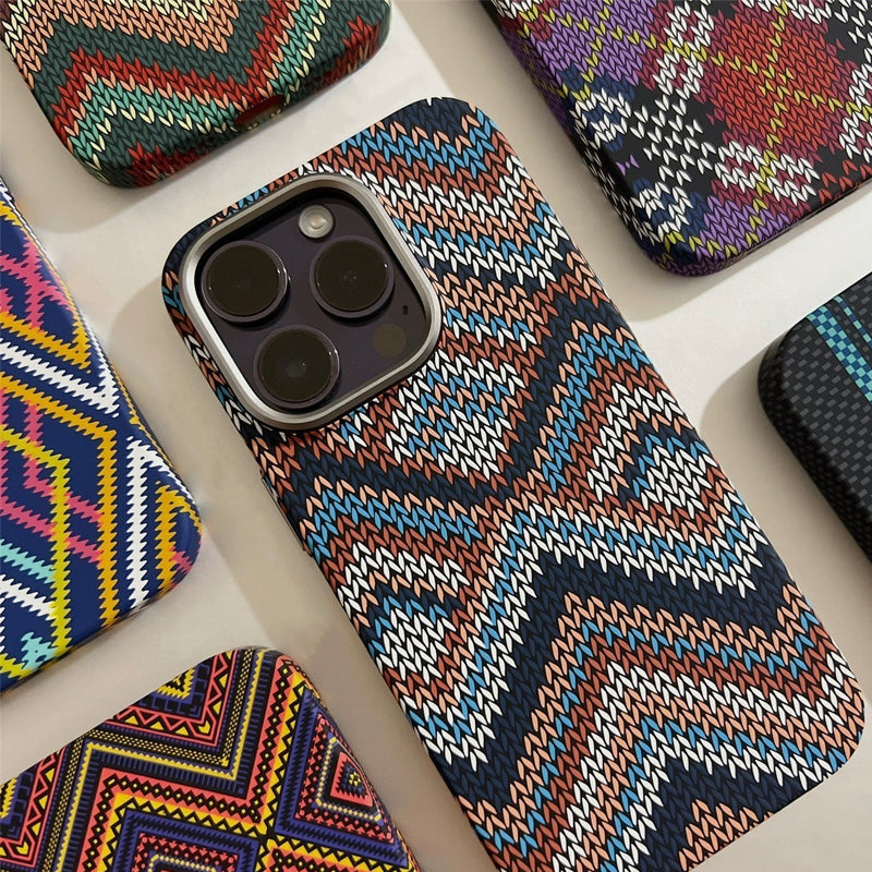 Bohemian-Stil Magnetische Handyhülle für iPhone