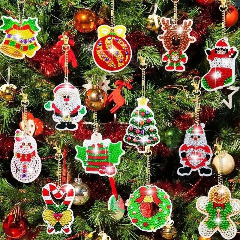 Klistermærkesæt til julemaleri