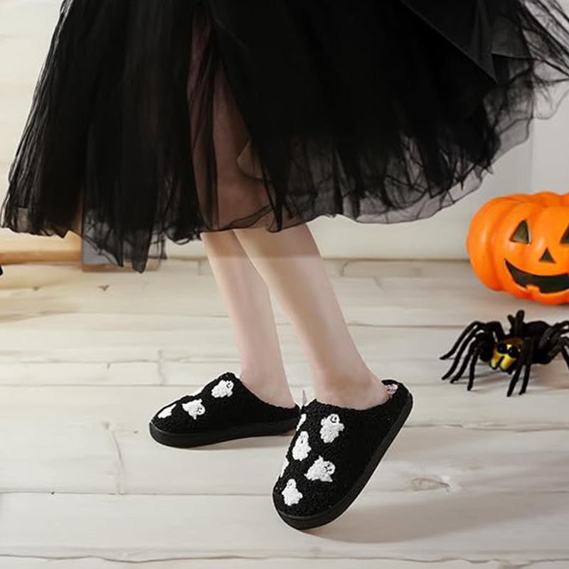 Halloween ghost plys hjemmesko