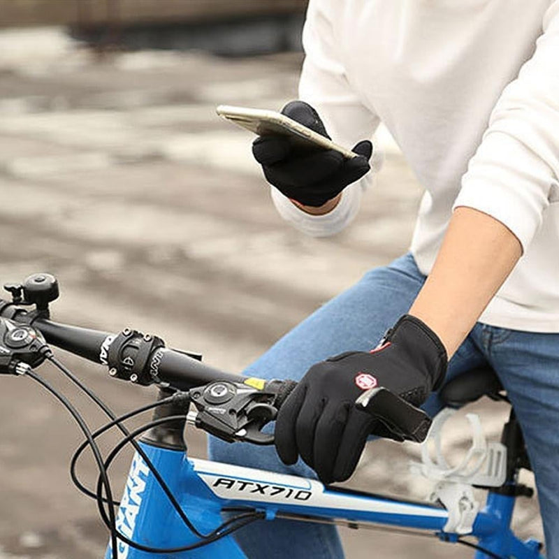 Warme Thermohandschuhe zum Radfahren, Laufen und Autofahren