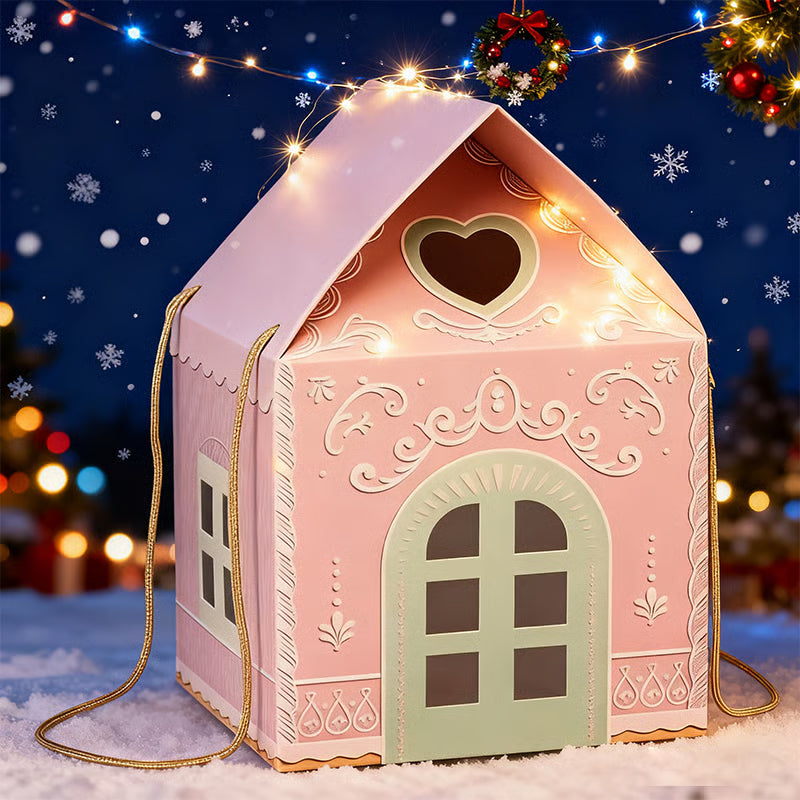 Weihnachtswunderland-Cottage-Geschenkbox