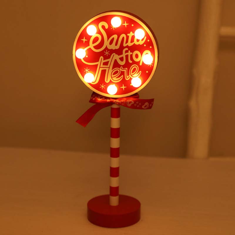 Weihnachten Straßenschild Dekoration Lichter