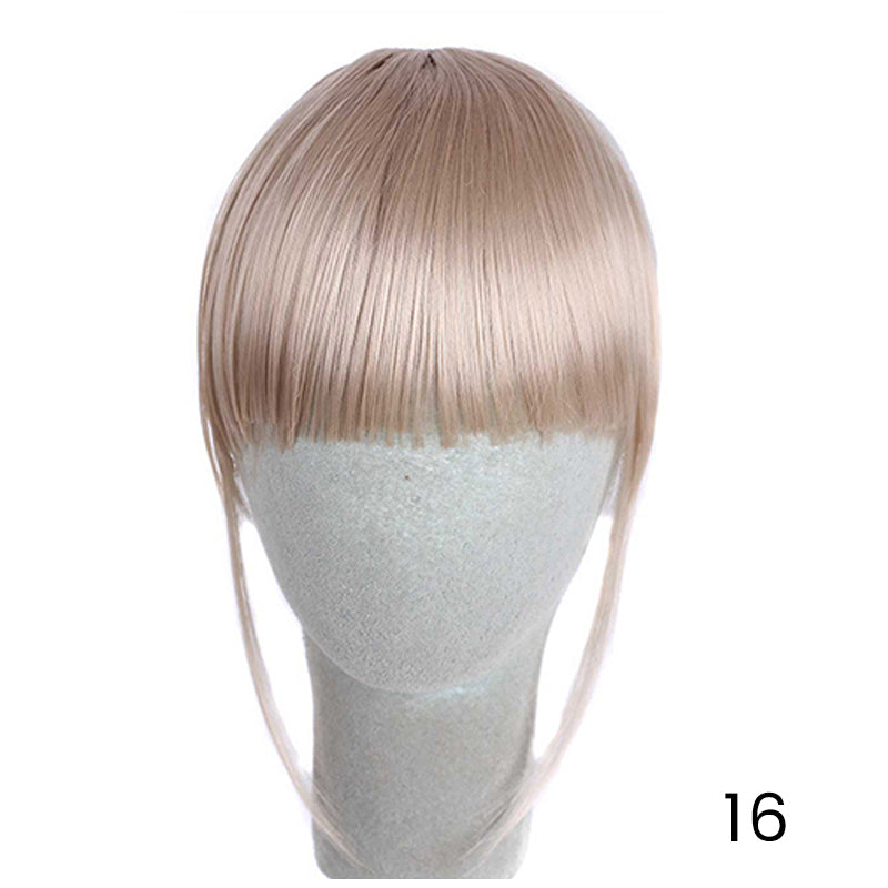 Sømløs 3D Clip-In Bangs hårforlængelse
