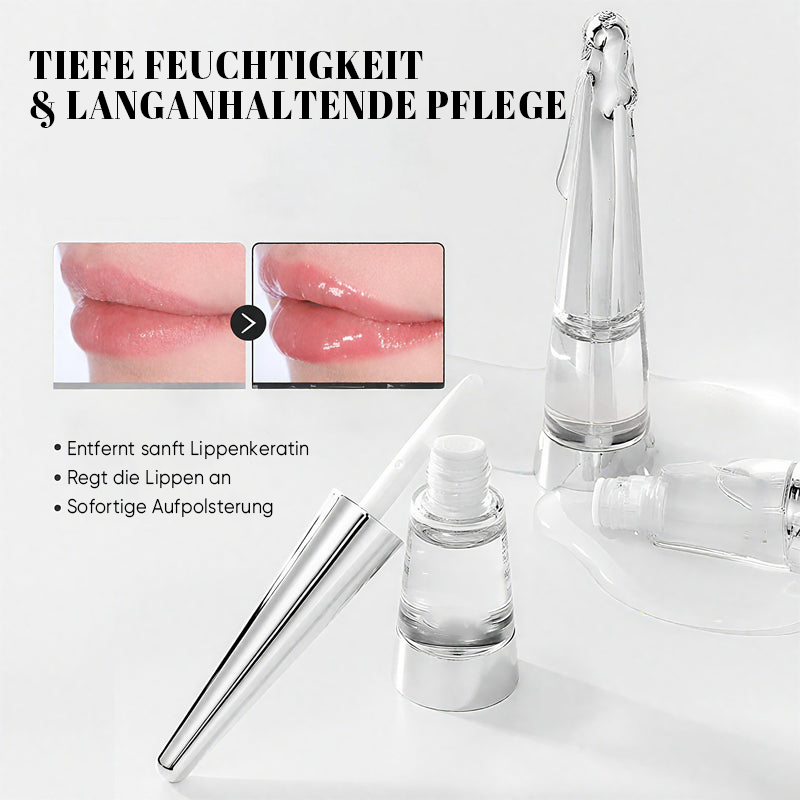 Transparenter Lippen-Gloss mit Feuchtigkeit & Volumen