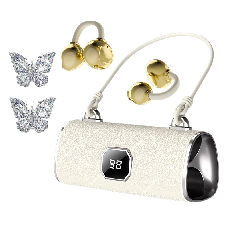 Modische kabellose Clip-On-Kopfhörer
