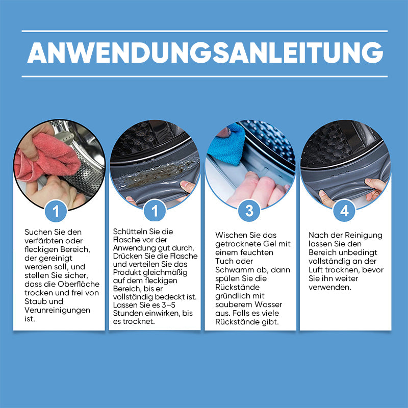 Fleckentfernungsgel für Dichtstoffe und Fugen